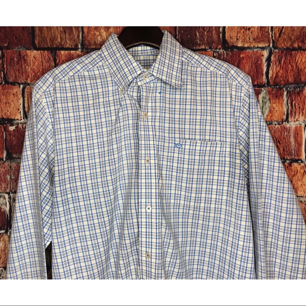 Southern Tide Classic Fit Plaid Button Front Shirt